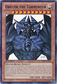 Obelisk the Tormentor [BP01-EN021] Rare | Exor Games Bridgewater