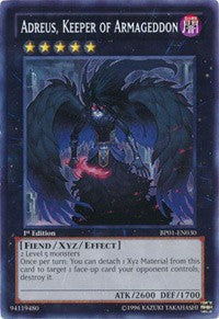 Adreus, Keeper of Armageddon [BP01-EN030] Rare | Exor Games Bridgewater