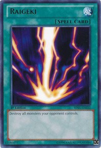 Raigeki [BP01-EN032] Rare | Exor Games Bridgewater