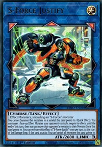 S-Force Justify [BLVO-EN048] Ultra Rare | Exor Games Bridgewater