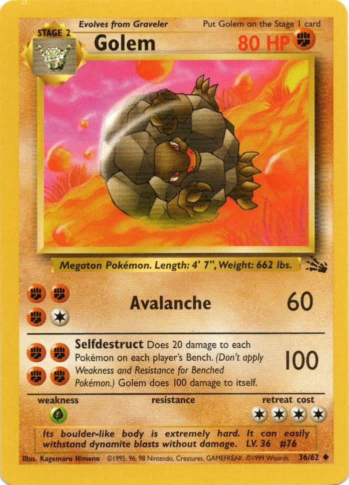 Golem (36/62) [Fossil Unlimited] | Exor Games Bridgewater