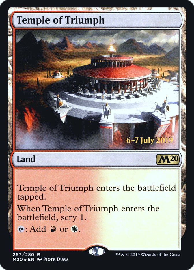 Temple of Triumph  [Core Set 2020 Prerelease Promos] | Exor Games Bridgewater