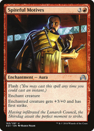 Spiteful Motives [Shadows over Innistrad] | Exor Games Bridgewater