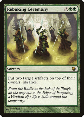 Rebuking Ceremony [Darksteel] | Exor Games Bridgewater
