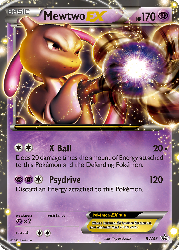 Mewtwo EX (BW45) [Black & White: Black Star Promos] | Exor Games Bridgewater