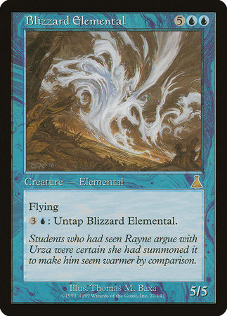 Blizzard Elemental [Urza's Destiny] | Exor Games Bridgewater