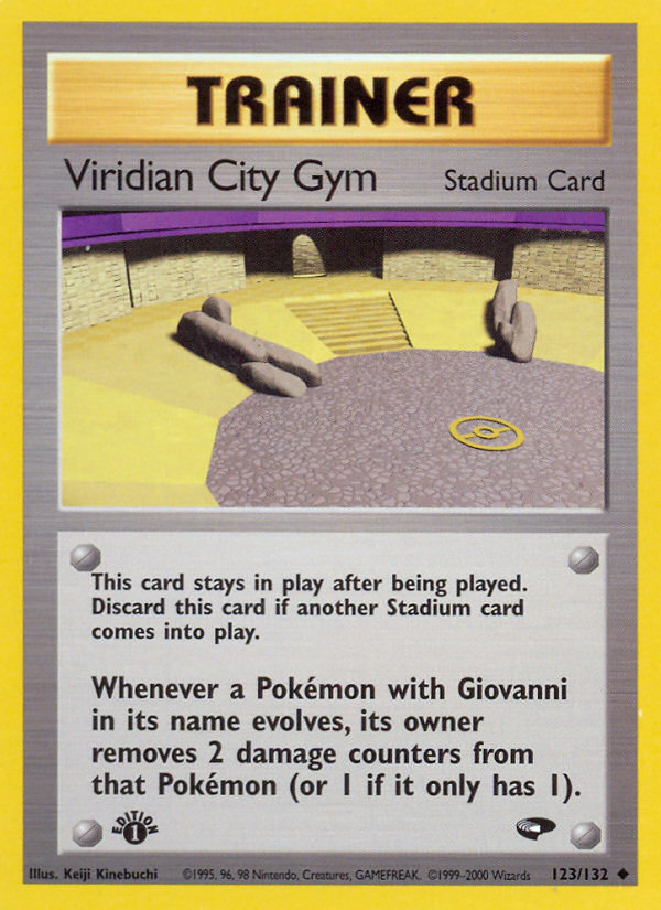 Viridian City Gym (123/132) [Gym Challenge 1st Edition] | Exor Games Bridgewater