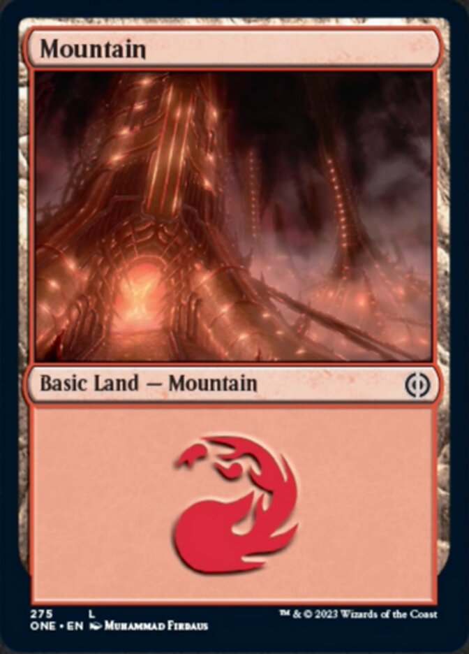 Mountain (275) [Phyrexia: All Will Be One] | Exor Games Bridgewater