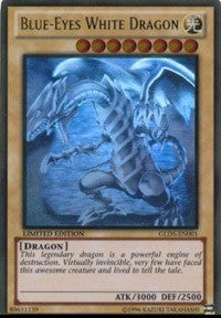 Blue-Eyes White Dragon [GLD5-EN001] Ghost/Gold Rare | Exor Games Bridgewater