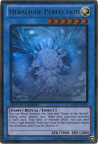 Herald of Perfection [GLD5-EN030] Ghost/Gold Rare | Exor Games Bridgewater