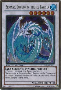 Brionac, Dragon of the Ice Barrier [GLD5-EN031] Gold Rare | Exor Games Bridgewater