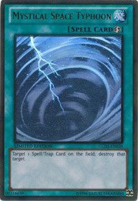 Mystical Space Typhoon [GLD5-EN038] Ghost/Gold Rare | Exor Games Bridgewater
