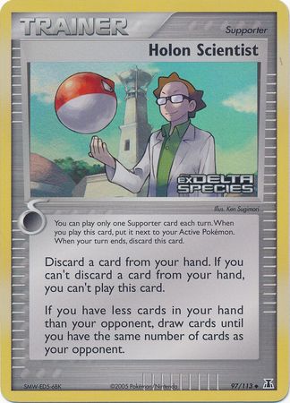 Holon Scientist (97/113) (Stamped) [EX: Delta Species] | Exor Games Bridgewater