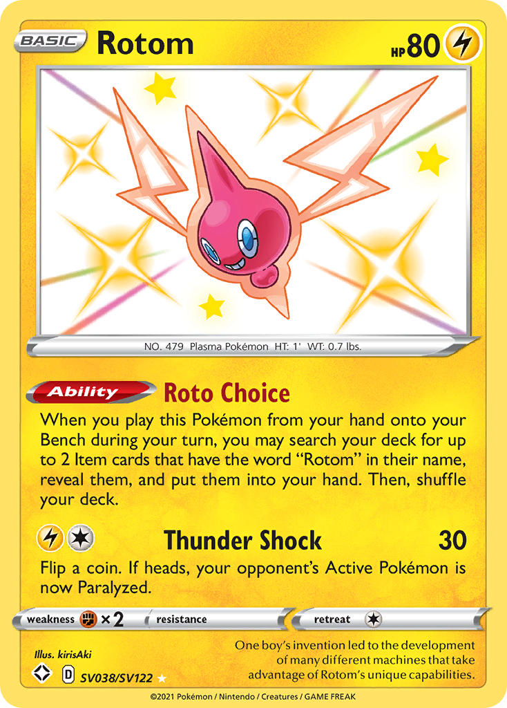 Rotom (SV038/SV122) [Sword & Shield: Shining Fates] | Exor Games Bridgewater