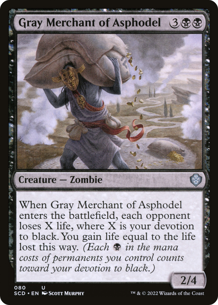 Gray Merchant of Asphodel [Starter Commander Decks] | Exor Games Bridgewater