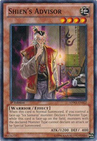 Shien's Advisor [SDWA-EN022] Common | Exor Games Bridgewater