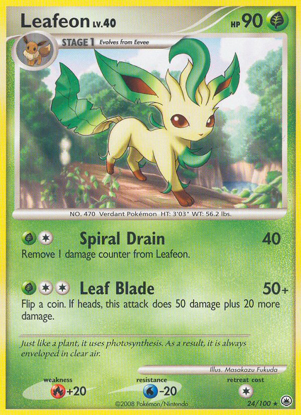 Leafeon (24/100) [Diamond & Pearl: Majestic Dawn] | Exor Games Bridgewater