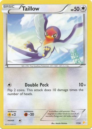 Taillow (7/30) [XY: Trainer Kit 3 - Pikachu Libre] | Exor Games Bridgewater