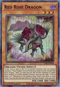 Red Rose Dragon (Purple) [LDS2-EN108] Ultra Rare | Exor Games Bridgewater