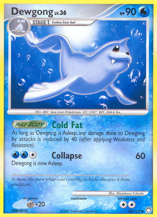 Dewgong (45/123) [Diamond & Pearl: Mysterious Treasures] | Exor Games Bridgewater