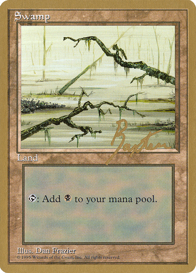 Swamp (gb371) (George Baxter) [Pro Tour Collector Set] | Exor Games Bridgewater