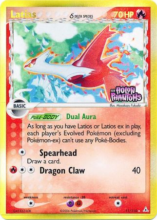 Latias (11/110) (Delta Species) (Stamped) [EX: Holon Phantoms] | Exor Games Bridgewater