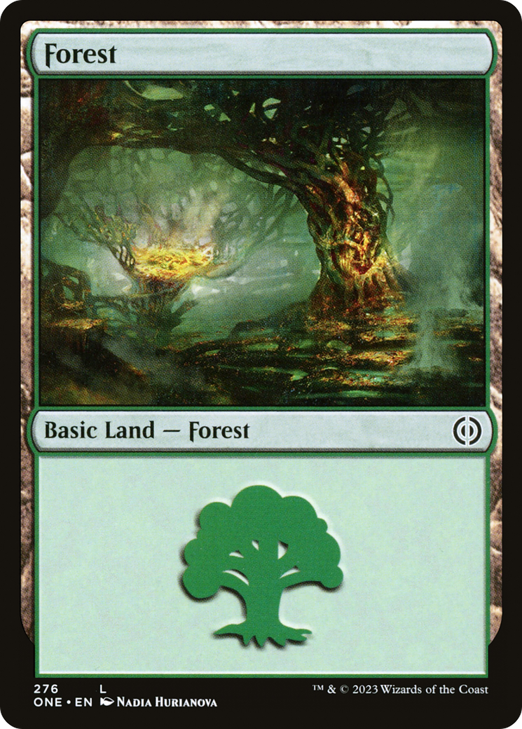 Forest (276) [Phyrexia: All Will Be One] | Exor Games Bridgewater
