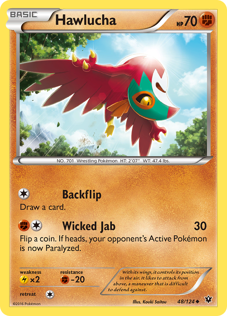 Hawlucha (48/124) [XY: Fates Collide] | Exor Games Bridgewater