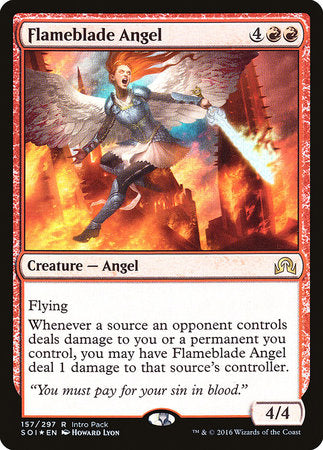 Flameblade Angel [Shadows over Innistrad Promos] | Exor Games Bridgewater