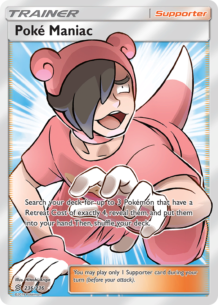 Poke Maniac (236/236) [Sun & Moon: Unified Minds] | Exor Games Bridgewater