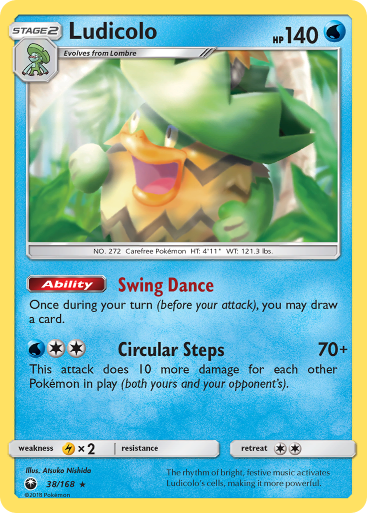 Ludicolo (38/168) [Sun & Moon: Celestial Storm] | Exor Games Bridgewater