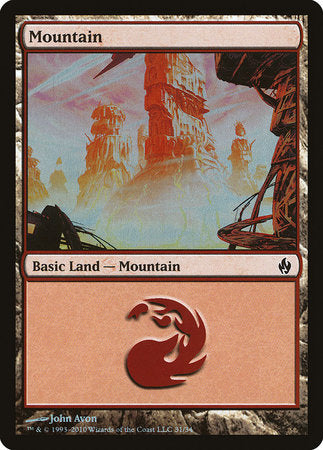 Mountain (31) [Premium Deck Series: Fire and Lightning] | Exor Games Bridgewater