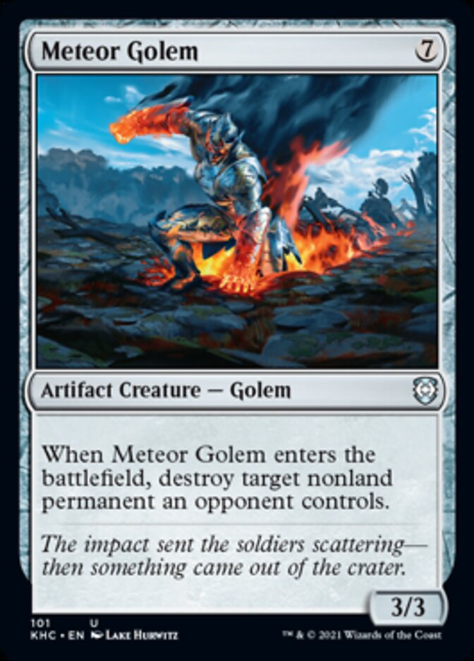 Meteor Golem [Kaldheim Commander] | Exor Games Bridgewater