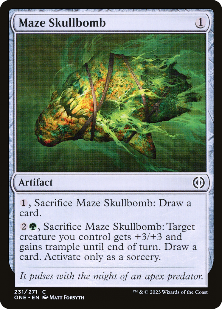 Maze Skullbomb [Phyrexia: All Will Be One] | Exor Games Bridgewater