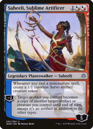 Saheeli, Sublime Artificer [War of the Spark] | Exor Games Bridgewater