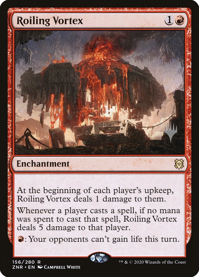 Roiling Vortex (Promo Pack) [Zendikar Rising Promos] | Exor Games Bridgewater