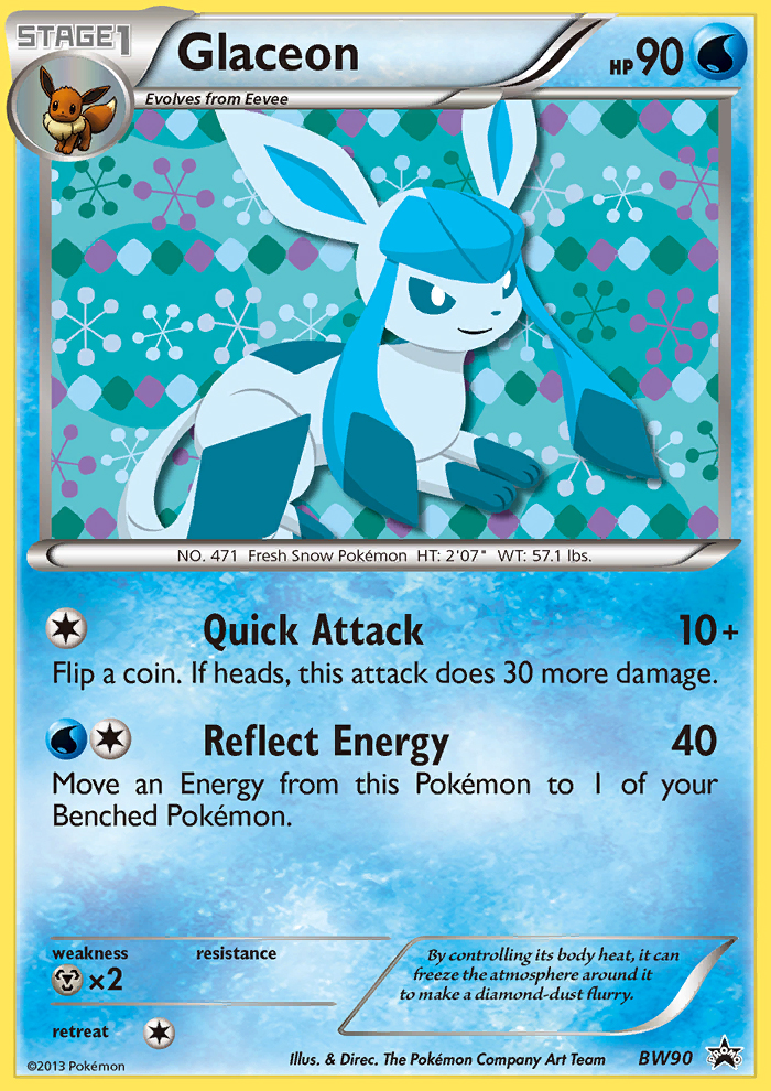 Glaceon (BW90) [Black & White: Black Star Promos] | Exor Games Bridgewater