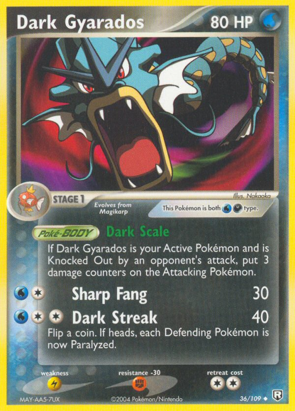 Dark Gyarados (36/109) [EX: Team Rocket Returns] | Exor Games Bridgewater