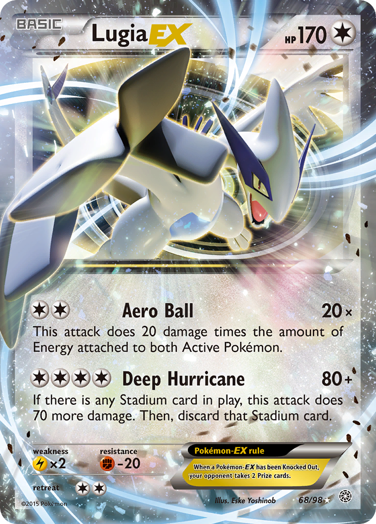 Lugia EX (68/98) [XY: Ancient Origins] | Exor Games Bridgewater