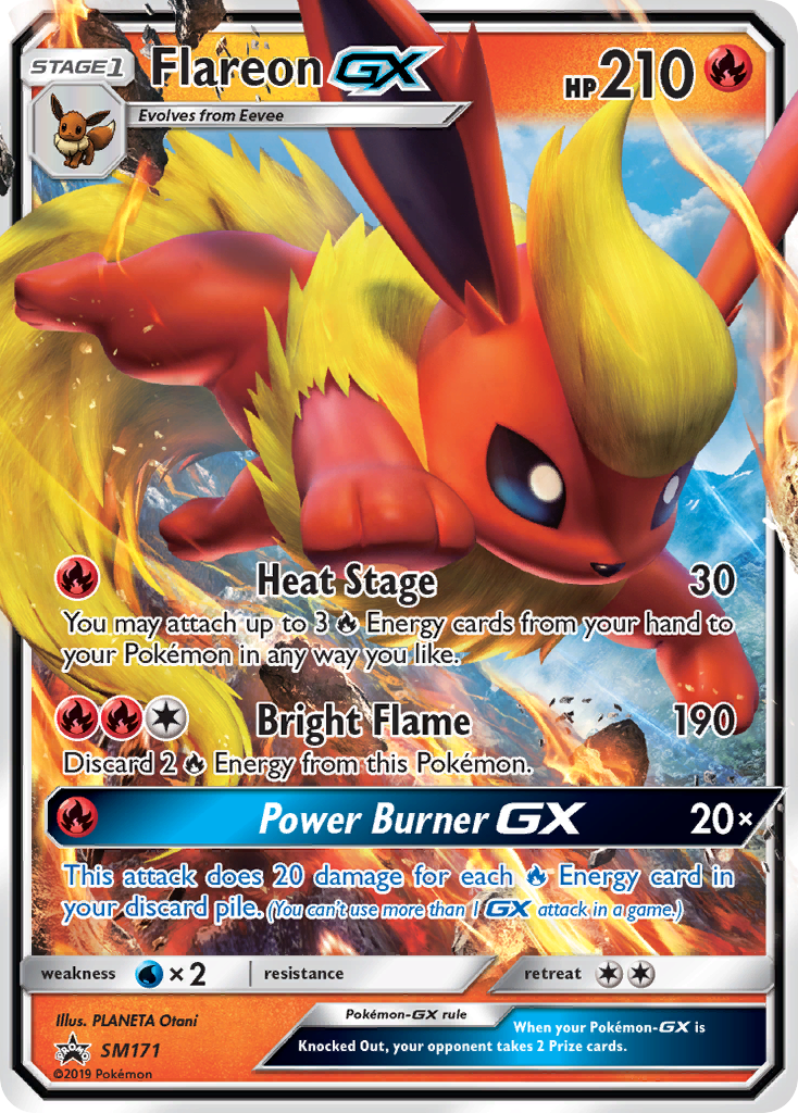 Flareon GX (SM171) [Sun & Moon: Black Star Promos] | Exor Games Bridgewater