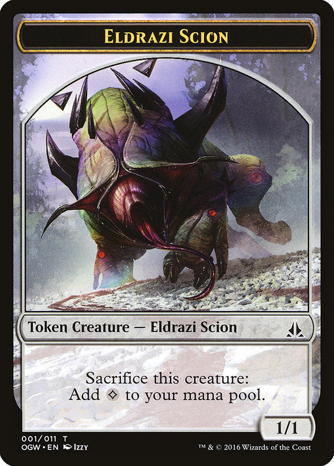 Eldrazi Scion (001/011) [Oath of the Gatewatch Tokens] | Exor Games Bridgewater