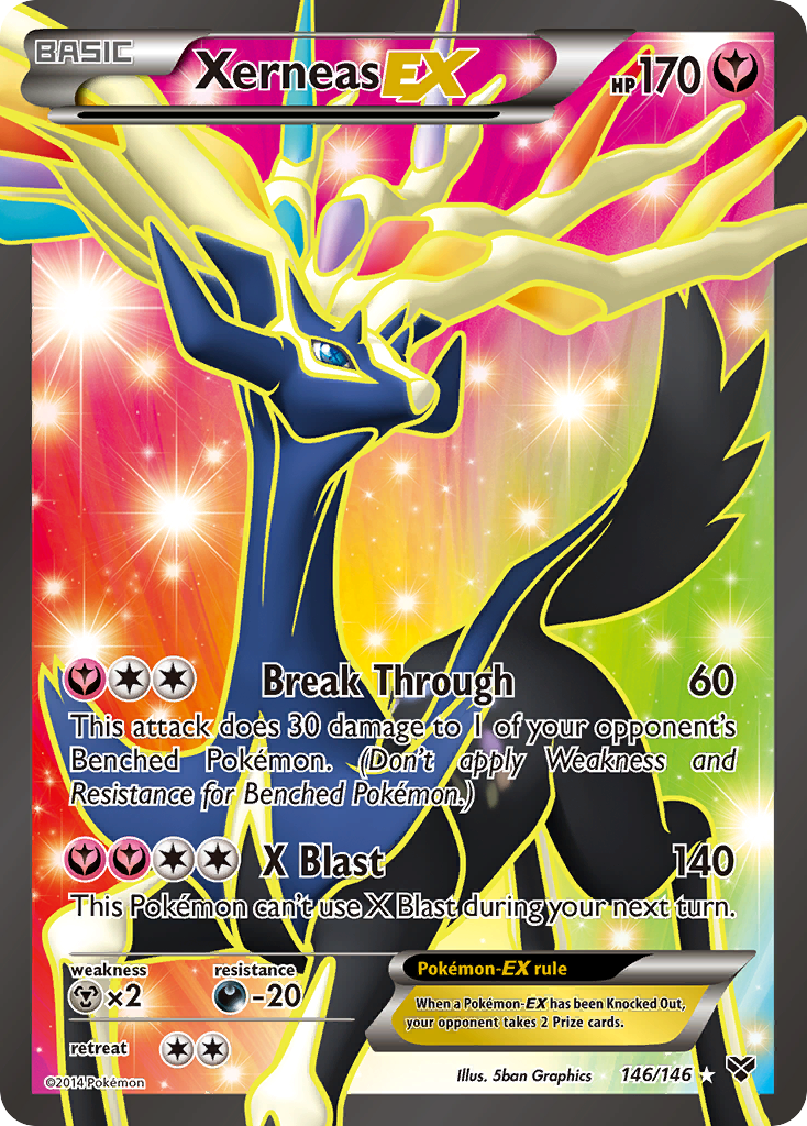 Xerneas EX (146/146) [XY: Base Set] | Exor Games Bridgewater