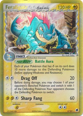 Feraligatr (2/101) (Delta Species) (Stamped) [EX: Dragon Frontiers] | Exor Games Bridgewater