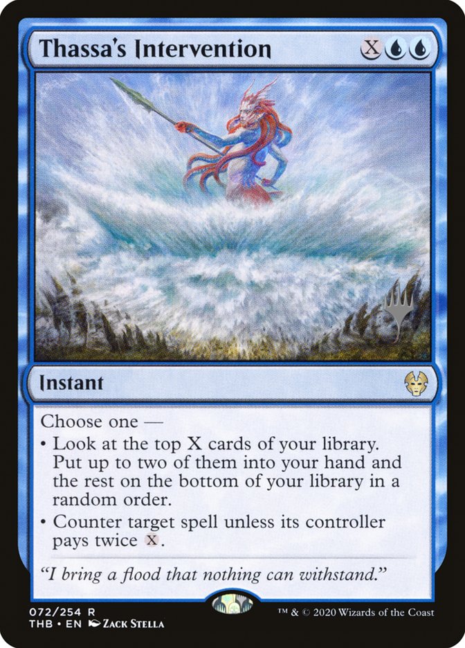 Thassa's Intervention (Promo Pack) [Theros Beyond Death Promos] | Exor Games Bridgewater