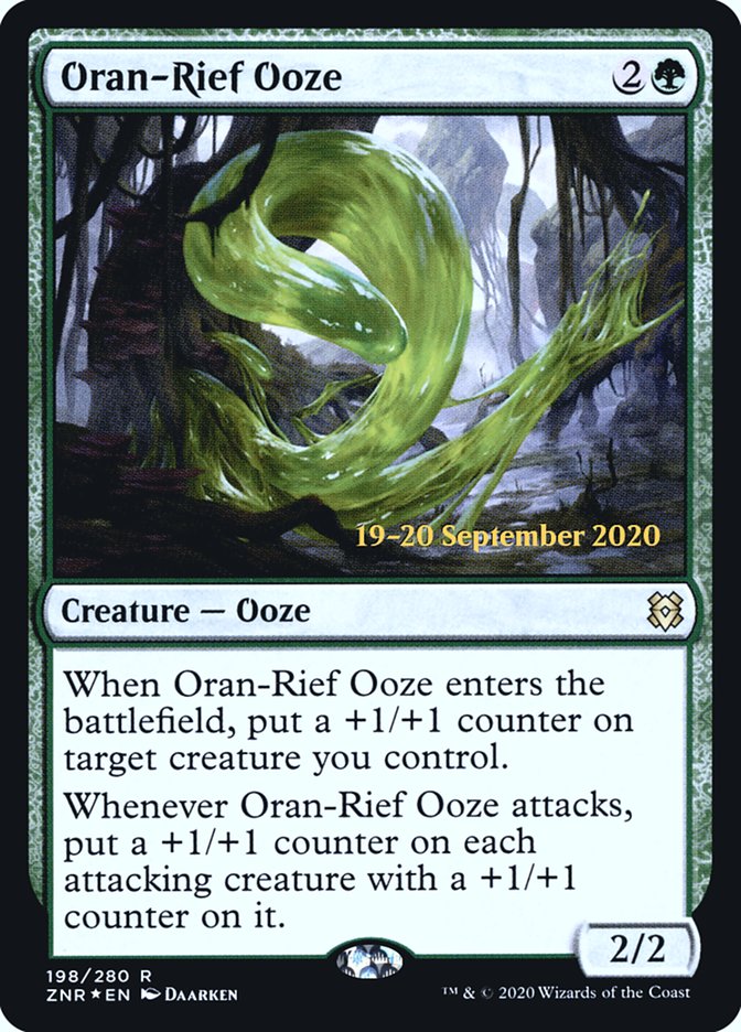 Oran-Rief Ooze  [Zendikar Rising Prerelease Promos] | Exor Games Bridgewater