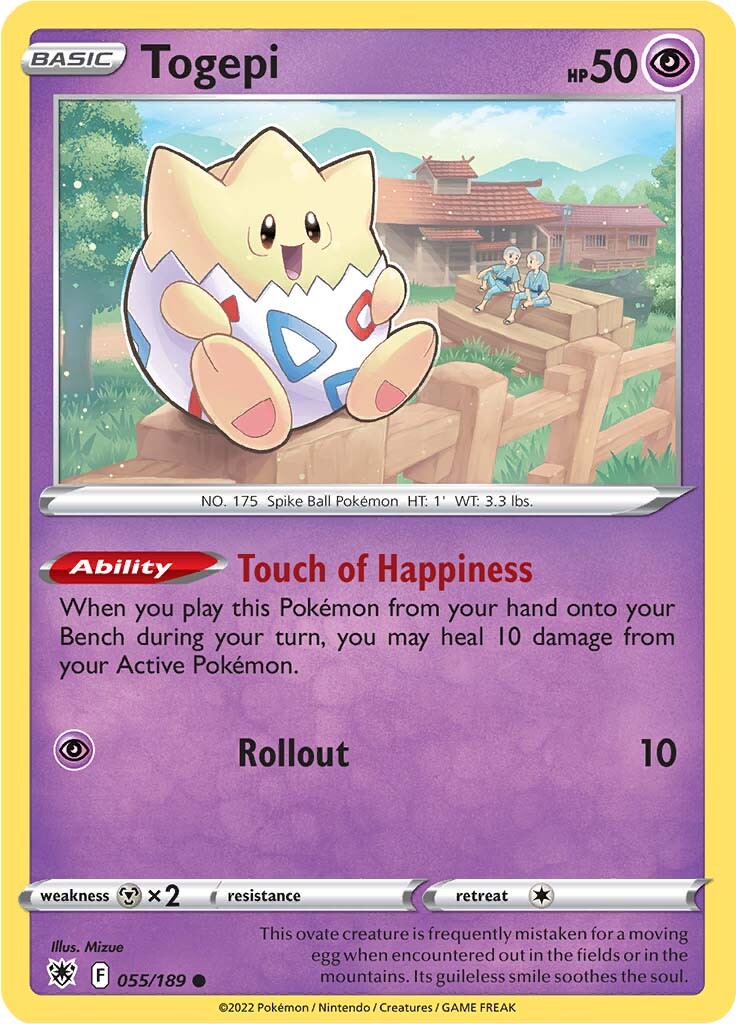 Togepi (055/189) [Sword & Shield: Astral Radiance] | Exor Games Bridgewater