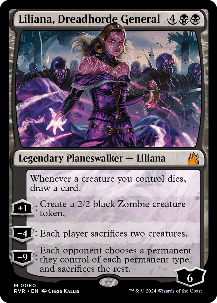 Liliana, Dreadhorde General [Ravnica Remastered] | Exor Games Bridgewater