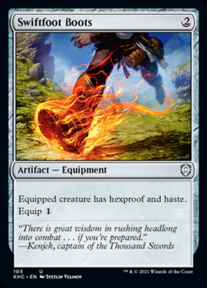 Swiftfoot Boots [Kaldheim Commander] | Exor Games Bridgewater