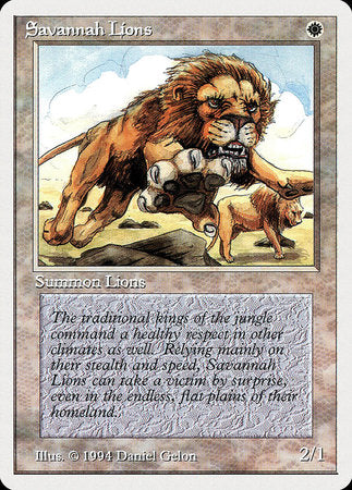 Savannah Lions [Summer Magic / Edgar] | Exor Games Bridgewater