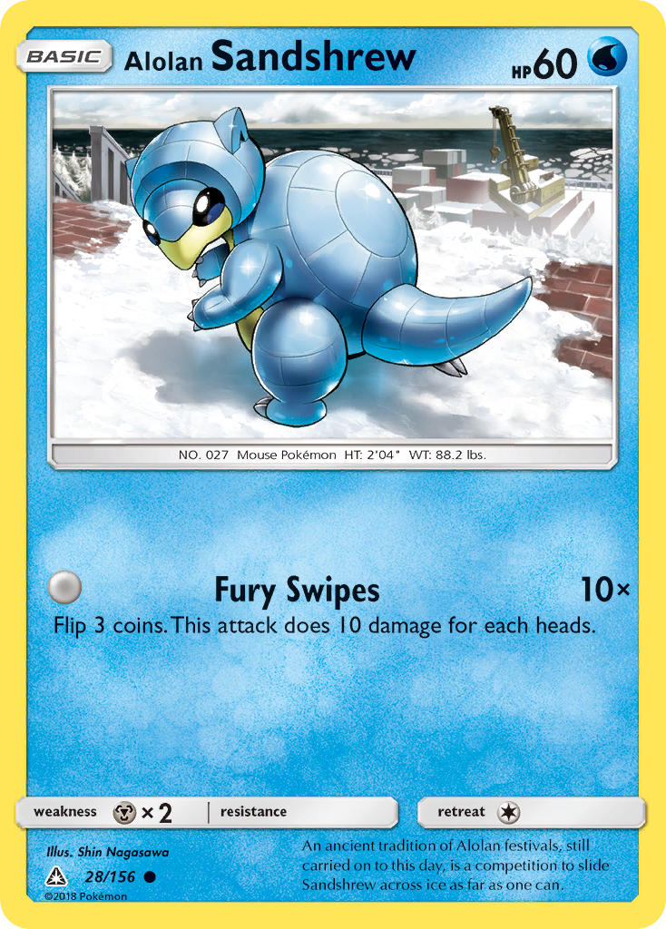 Alolan Sandshrew (28/156) [Sun & Moon: Ultra Prism] | Exor Games Bridgewater